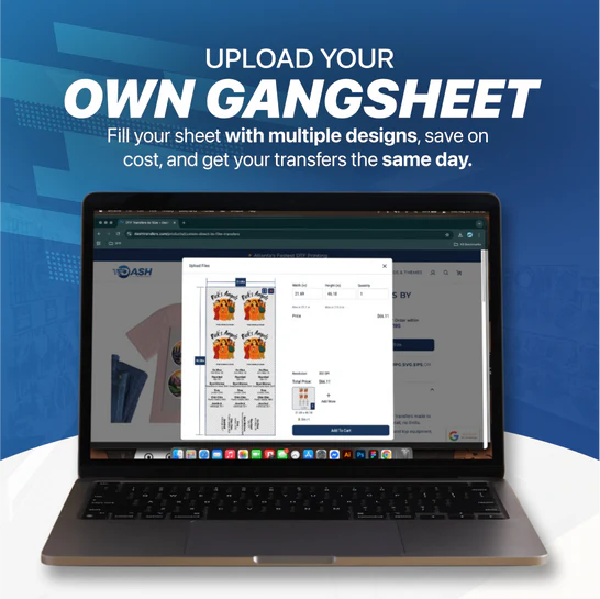Upload Gang Sheet