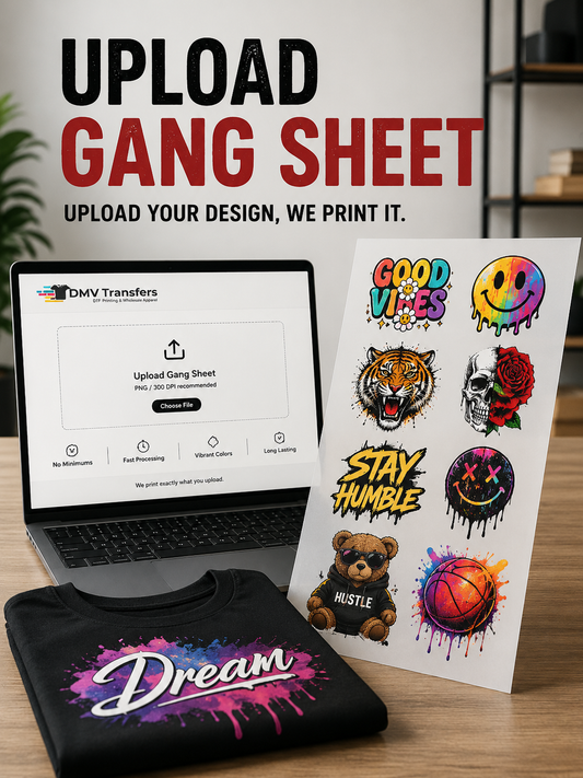 Upload Gang Sheet